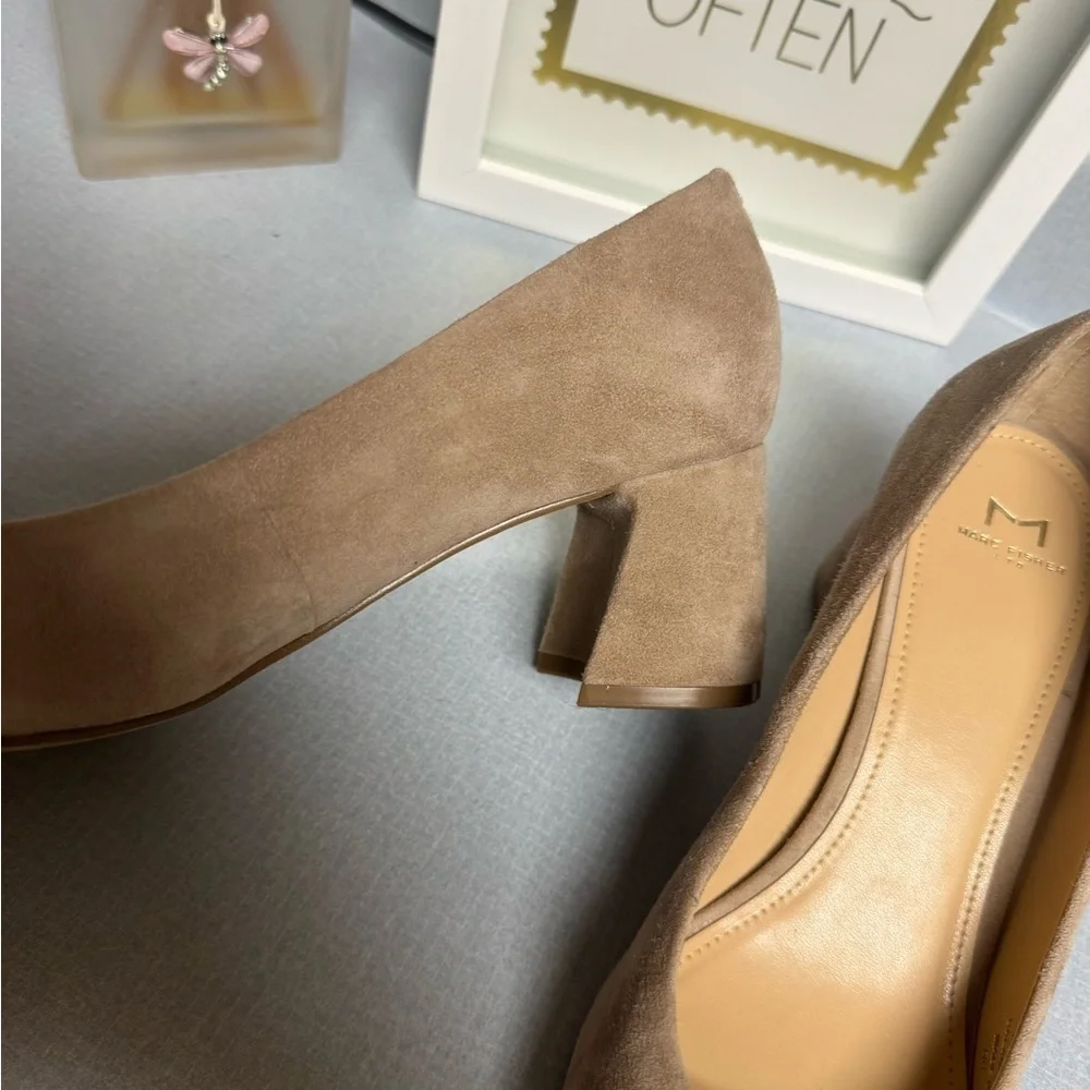 Marc Fisher Tan Heels Sophisticated Style size 8